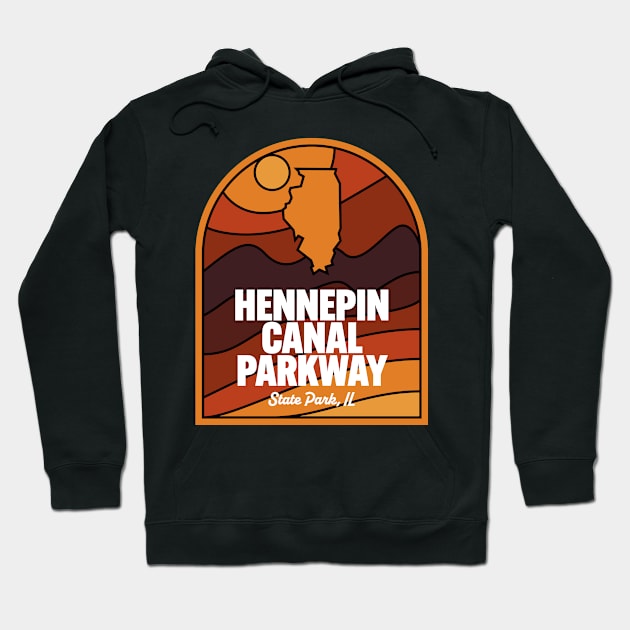 Hennepin Canal Parkway State Park Illinois Hoodie by HalpinDesign